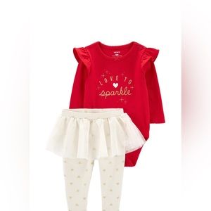 Baby 2-Piece Love To Sparkle Bodysuit & Tutu...